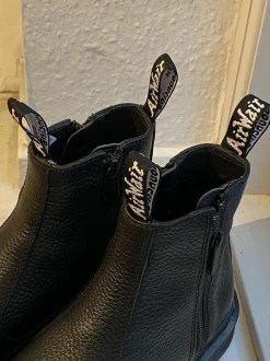Dame Dr. Martens Støvler></noscript>2976 W/Zips Milled Nappa