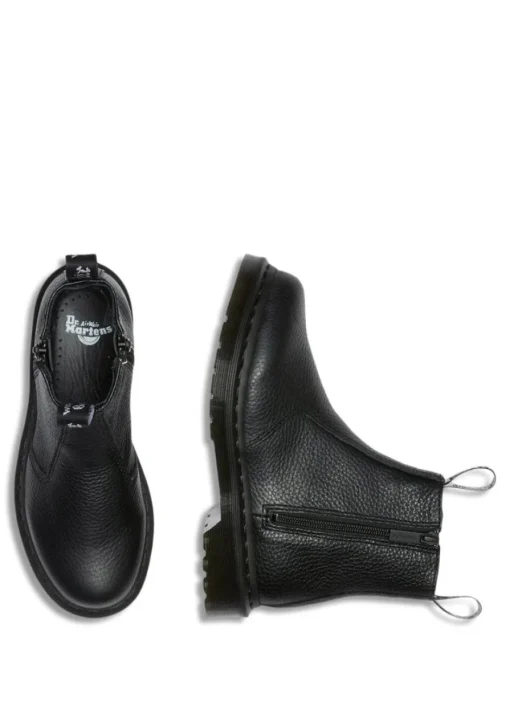 Dame Dr. Martens Støvler>2976 W/Zips Milled Nappa