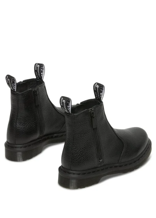 Dame Dr. Martens Støvler>2976 W/Zips Milled Nappa