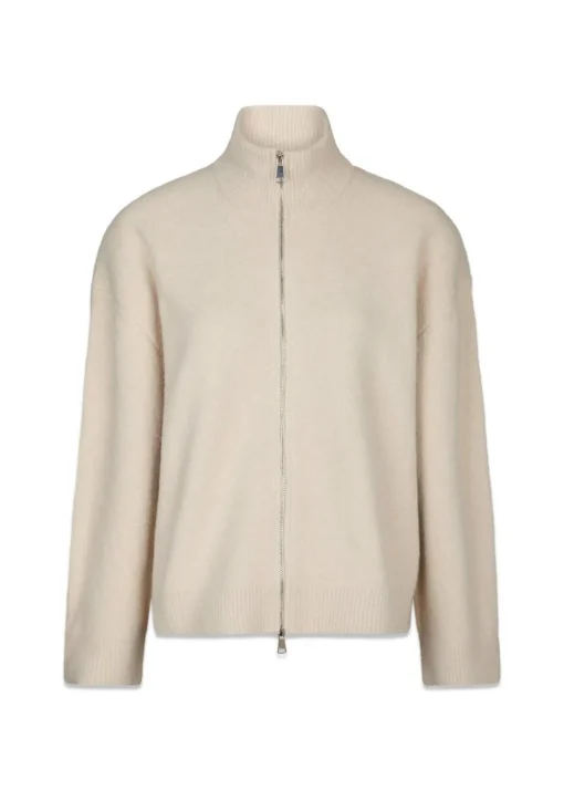 Dame Neo Noir Strik>Asley Zip Knit Cardigan