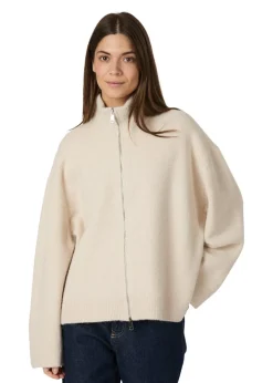 Dame Neo Noir Strik></noscript>Asley Zip Knit Cardigan
