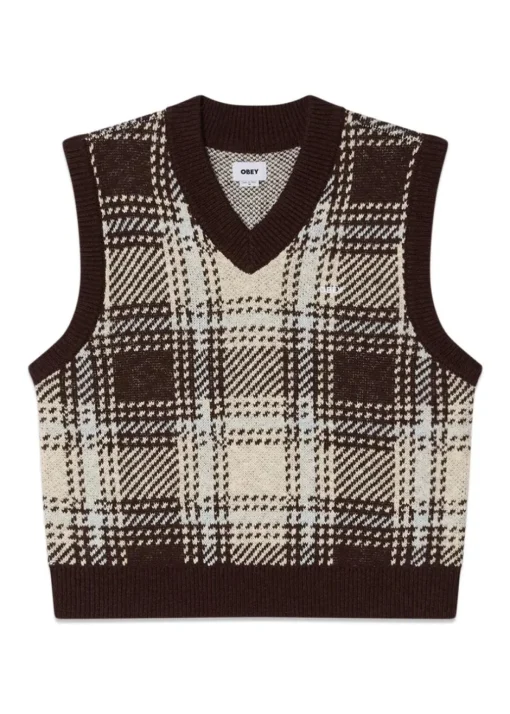 OBEY Strik>Avon Plaid Vest