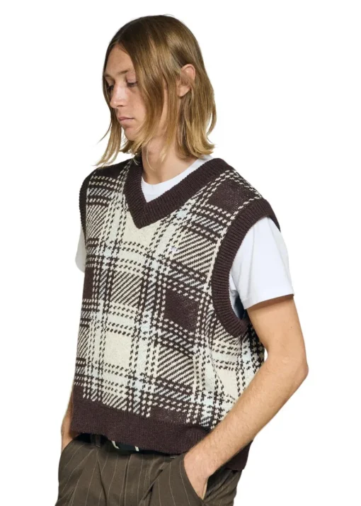 OBEY Strik>Avon Plaid Vest