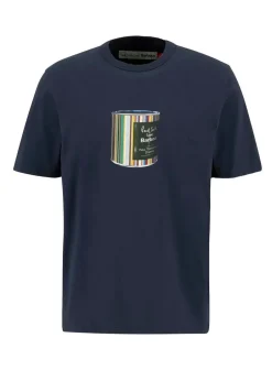 Barbour T-Shirts>X Paul Smith Wax Can T-Shirt