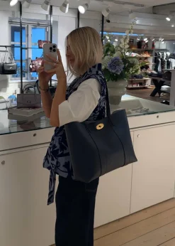 Dame Mulberry Tasker>Bayswater Tote Small Classic Grain