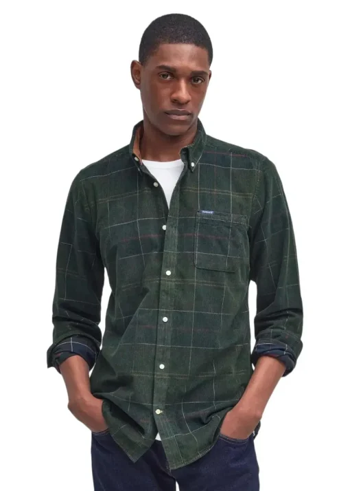 Barbour Skjorter>Blair Tailored Tartan Corduroy