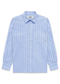 Woodbird Skjorter>Buzo Striped Shirt