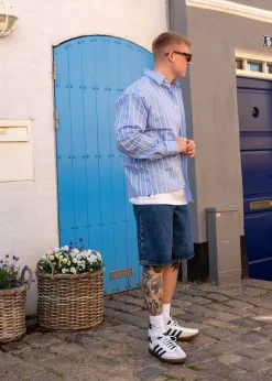 Woodbird Skjorter></noscript>Buzo Striped Shirt