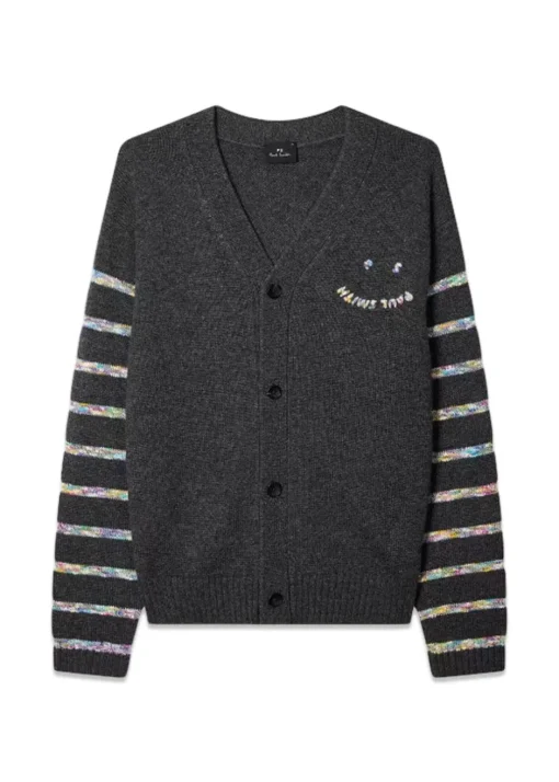 Paul Smith - PS Strik>Cardigan Button Thru PS Happy