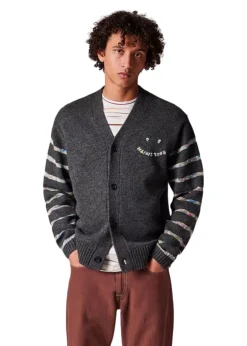 Paul Smith - PS Strik>Cardigan Button Thru PS Happy