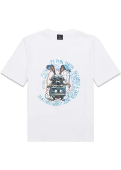 Paul Smith - PS T-Shirts>Casual Fit SS T-Shirt Tape