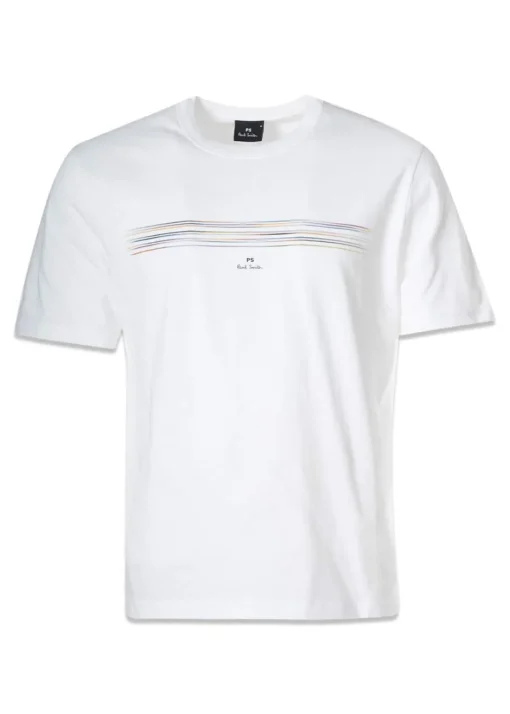 Paul Smith - PS T-Shirts>Casual Fit T-Shirt Stripes