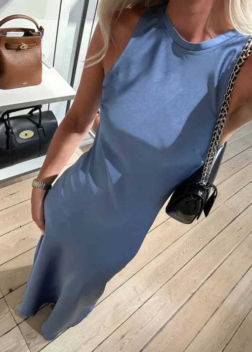 Dame Neo Noir Kjoler>Celinie Heavy Sateen Dress