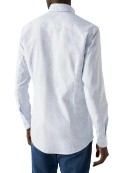 Eton Skjorter>Contemparary-Striped Oxford
