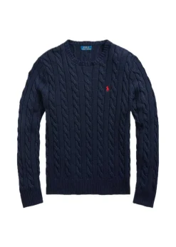 Ralph Lauren Strik>Cotton Cable Knit