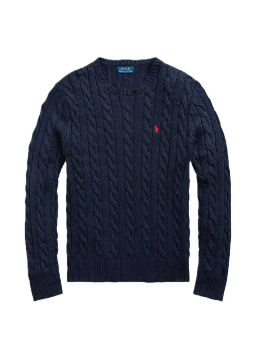 Ralph Lauren Strik>Cotton Cable Knit