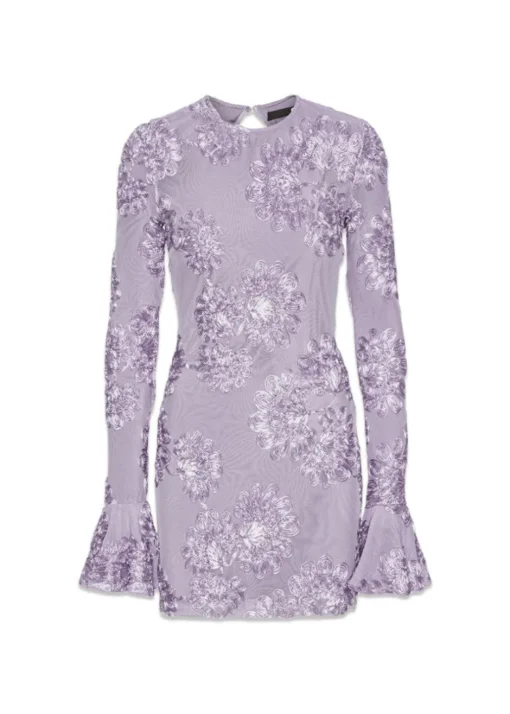 Dame Rotate Kjoler>3D MESH MINI DRESS