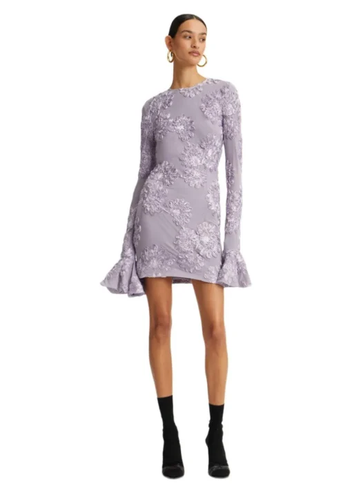 Dame Rotate Kjoler>3D MESH MINI DRESS