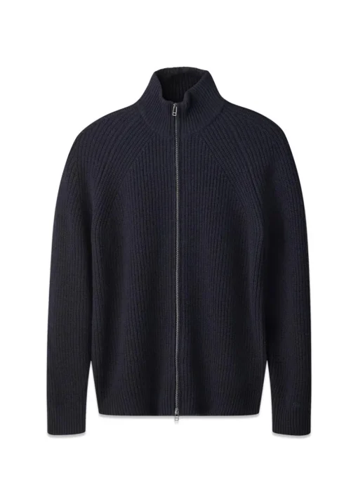 Forét Strik>DELTA WOOL ZIP KNIT