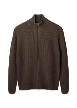 Forét Strik>DELTA WOOL ZIP KNIT