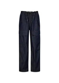Dame HAUTE L’AMITIÉ Bukser>Denim Cargo Pull On Trouser