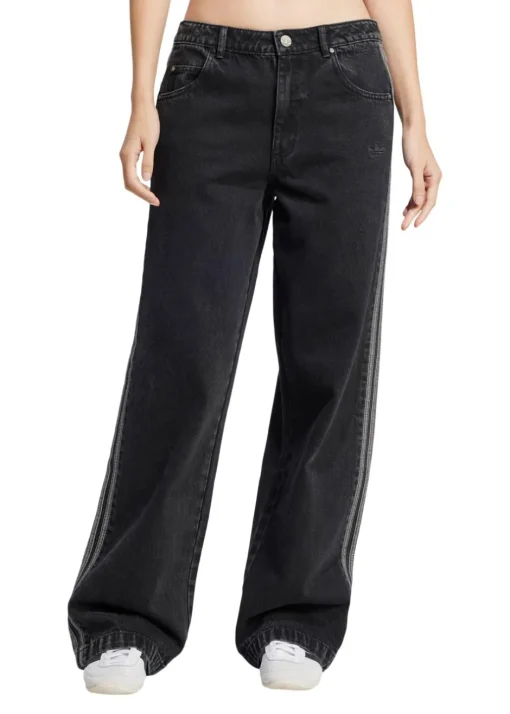Dame Adidas Originals Bukser>DENIM 3S PANT
