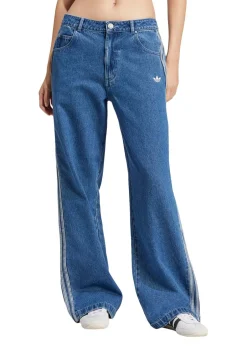 Dame Adidas Originals Bukser>DENIM 3S PANT
