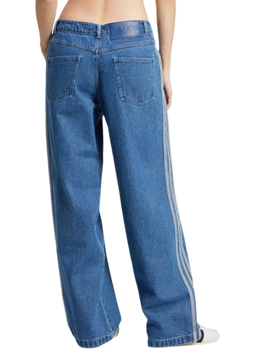 Dame Adidas Originals Bukser>DENIM 3S PANT