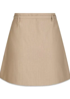 Dame Neo Noir Nederdele></noscript>Donte Melange Pinstripe Skirt