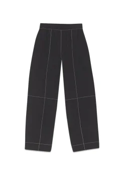 Dame Ganni Bukser>Elasticated Curve Pants