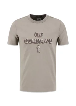 C.P. Company T-Shirts>Embroidered Logo Tee
