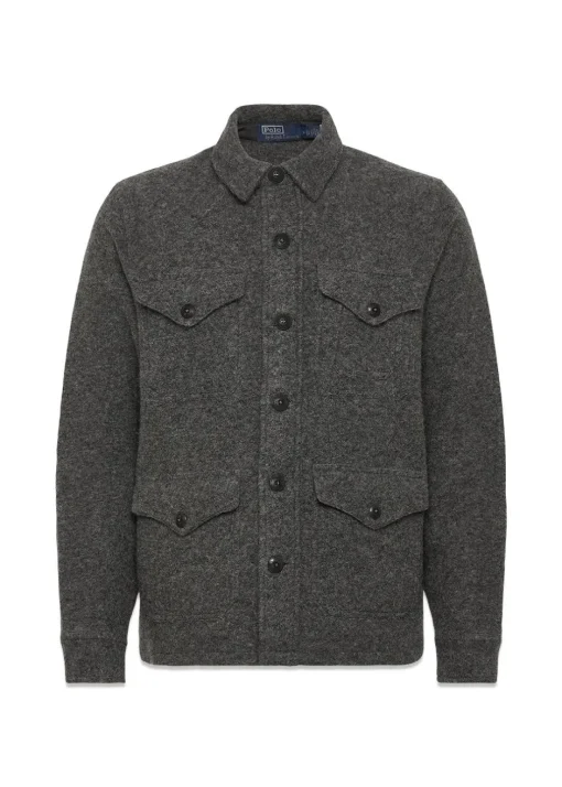 Ralph Lauren Jakker>Felted Wool-Blend Thicket Jacket