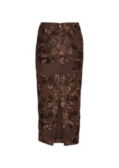 Dame Rotate Nederdele>FLOWER MESH PENCIL SKIRT