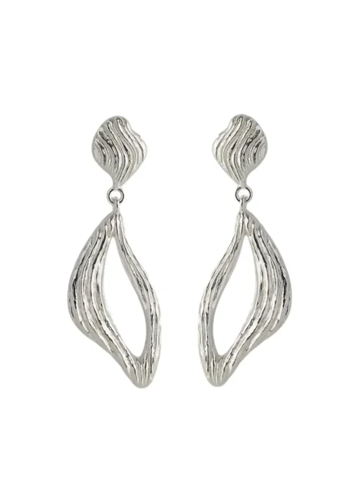 Dame Pernille Corydon Smykker>Flowing Dreams Earrings length 30 mm