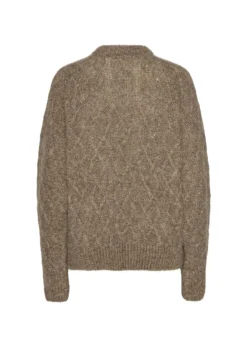 Dame Rotate Strik>FLUFFY KNIT JUMPER