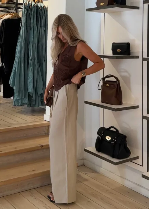 Dame Modström Bukser>GaleMD 2 wide pants