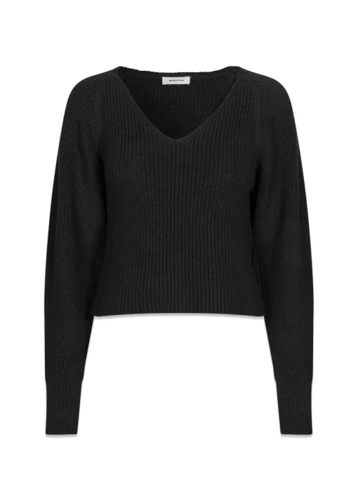 Dame Modström Strik>GalenMD short v-neck