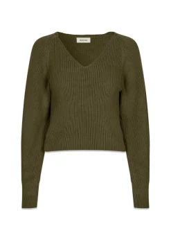 Dame Modström Strik>GalenMD short v-neck