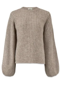 Dame Modström Strik>Goldie o-neck