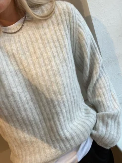 Dame Modström Strik>Goldie o-neck