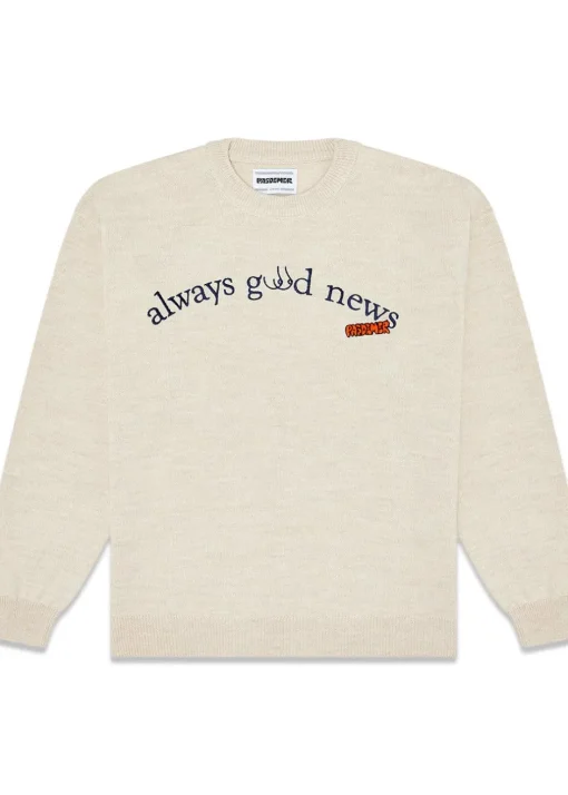 Pas de Mer Sweatshirts>GOOD NEWS JUMPER