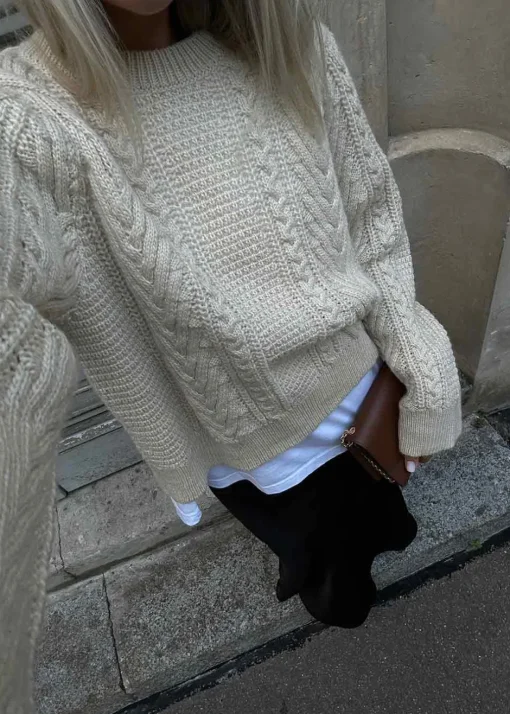 Dame Modström Strik>GrannonMD o-neck