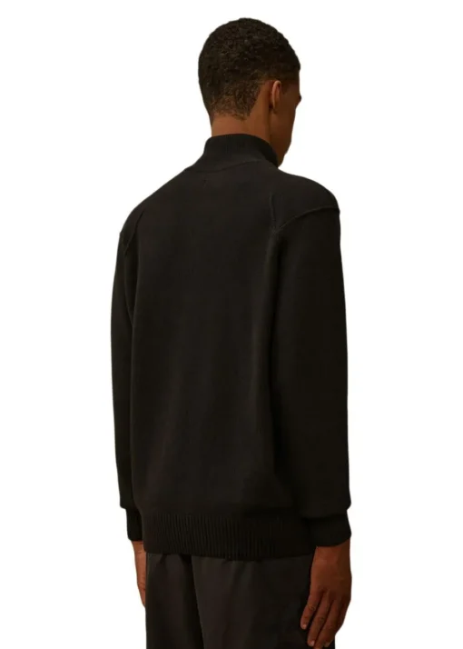C.P. Company Strik>Half Zip Lambswool GRS