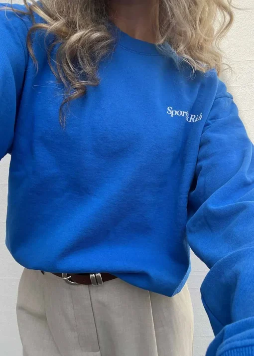Sporty & Rich Sweatshirts>Health is Wealth Crewneck