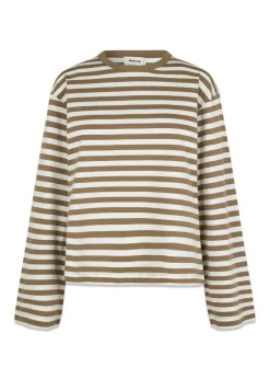 Dame Modström T-Shirts>HellenMD LS stripe t-shirt