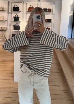 Dame Modström T-Shirts>HellenMD LS stripe t-shirt