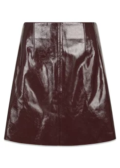 Dame Neo Noir Nederdele>Hemie Patent Skirt