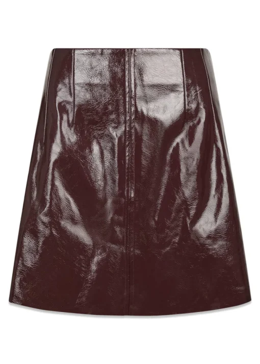 Dame Neo Noir Nederdele>Hemie Patent Skirt