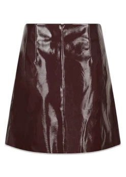 Dame Neo Noir Nederdele>Hemie Patent Skirt