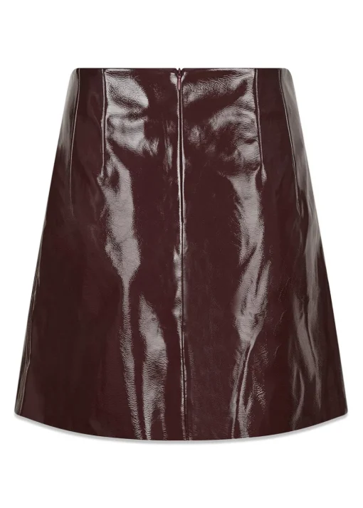 Dame Neo Noir Nederdele>Hemie Patent Skirt